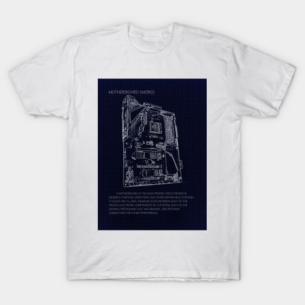 Motherboard T-Shirt by Naui Kev Art